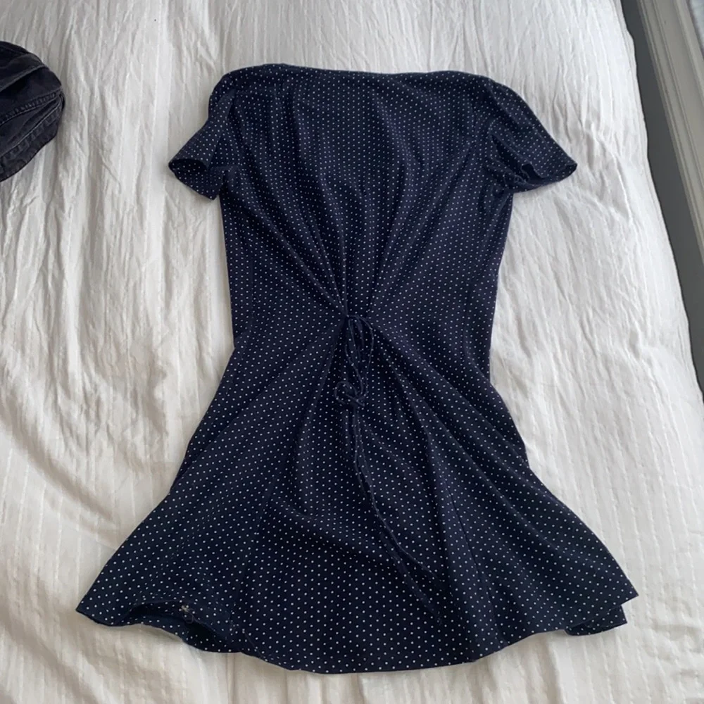 Brandy melville navy polka dot dress - Picture 3 of 3